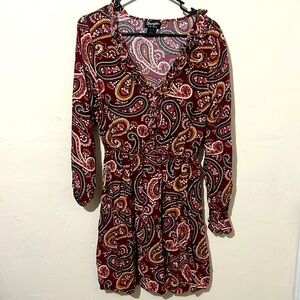 Wrangler Retro Paisley Dress Sz L